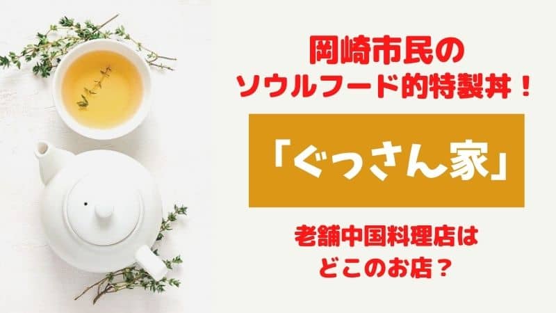 ぐっさん家 岡崎市の八丁味噌を使った特製丼が評判の中国料理店はどこ 地元に愛される満珍軒本店の場所やおすすめのメニューについても 鍼灸師やまだのブログ